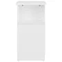 Mesa auxiliar de madera contrachapada blanco 36x30x56 cm de vidaXL, Mesas auxiliares - Ref: Foro24-802993, Precio: 28,96 €, D...
