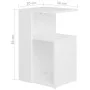 Mesa auxiliar de madera contrachapada blanco 36x30x56 cm de vidaXL, Mesas auxiliares - Ref: Foro24-802993, Precio: 28,96 €, D...