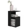Black plywood side table 36x30x56 cm by vidaXL, Side tables - Ref: Foro24-802994, Price: 29,46 €, Discount: %