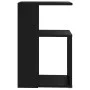 Mesa auxiliar de madera contrachapada negro 36x30x56 cm de vidaXL, Mesas auxiliares - Ref: Foro24-802994, Precio: 29,46 €, De...
