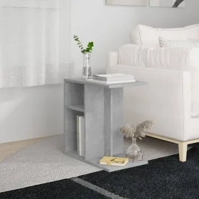 Mesa auxiliar de madera contrachapada gris hormigón 50x30x50 cm de vidaXL, Mesas auxiliares - Ref: Foro24-803024, Precio: 32,...