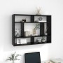 Estantería de pared madera contrachapada negro 75x16x55 cm de vidaXL, Estantes y estanterías - Ref: Foro24-803003, Precio: 36...