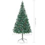 Árbol de Navidad artificial con piñas 210 cm en Decoración Festiva y Estacional | Comprar online en Foru.es
