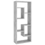 Estantería de pared contrachapada gris hormigón 36x16x90 cm de vidaXL, Estantes y estanterías - Ref: Foro24-803015, Precio: 3...
