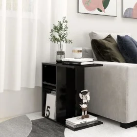 Black plywood side table 50x30x50 cm by vidaXL, Side tables - Ref: Foro24-803021, Price: 27,76 €, Discount: %