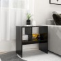 Mesa auxiliar de madera contrachapada negro 50x30x50 cm de vidaXL, Mesas auxiliares - Ref: Foro24-803021, Precio: 28,19 €, De...