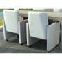 Sillas de comedor 2 unidades cuero sintético blanco en Sillas de comedor | Comprar online en Foru.es