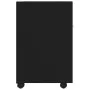 Armario auxiliar ruedas madera contrachapada negro 33x38x60 cm de vidaXL, Taquillas y armarios de almacenamiento - Ref: Foro2...