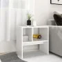 Mesa auxiliar de madera contrachapada blanco 50x30x50 cm de vidaXL, Mesas auxiliares - Ref: Foro24-803020, Precio: 29,40 €, D...