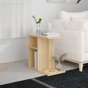 Oak-colored plywood side table 50x30x50 cm by vidaXL, Side tables - Ref: Foro24-803023, Price: 30,08 €, Discount: %