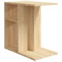 Mesa auxiliar de madera contrachapada color roble 50x30x50 cm de vidaXL, Mesas auxiliares - Ref: Foro24-803023, Precio: 30,50...