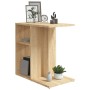 Mesa auxiliar de madera contrachapada color roble 50x30x50 cm de vidaXL, Mesas auxiliares - Ref: Foro24-803023, Precio: 30,50...