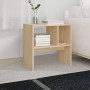 Mesa auxiliar de madera contrachapada color roble 50x30x50 cm de vidaXL, Mesas auxiliares - Ref: Foro24-803023, Precio: 30,50...