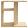 Mesa auxiliar de madera contrachapada color roble 50x30x50 cm de vidaXL, Mesas auxiliares - Ref: Foro24-803023, Precio: 30,50...