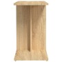 Mesa auxiliar de madera contrachapada color roble 50x30x50 cm de vidaXL, Mesas auxiliares - Ref: Foro24-803023, Precio: 30,50...