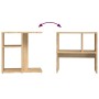 Mesa auxiliar de madera contrachapada color roble 50x30x50 cm de vidaXL, Mesas auxiliares - Ref: Foro24-803023, Precio: 30,50...