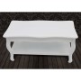 Mesa de centro de 2 niveles de MDF blanca en Mesas de centro | Comprar online en Foru.es