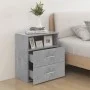 Mesitas de noche 2 unidades gris hormigón 50x32x60 cm de vidaXL, Mesitas de noche - Ref: Foro24-803281, Precio: 103,42 €, Des...