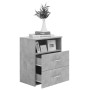 Mesitas de noche 2 unidades gris hormigón 50x32x60 cm de vidaXL, Mesitas de noche - Ref: Foro24-803281, Precio: 104,65 €, Des...