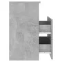 Mesitas de noche 2 unidades gris hormigón 50x32x60 cm de vidaXL, Mesitas de noche - Ref: Foro24-803281, Precio: 103,42 €, Des...