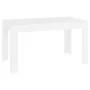 Mesa de comedor de madera contrachapada blanco 140x74,5x76 cm de vidaXL, Mesas de cocina y de comedor - Ref: Foro24-804202, P...