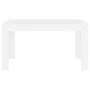 Mesa de comedor de madera contrachapada blanco 140x74,5x76 cm de vidaXL, Mesas de cocina y de comedor - Ref: Foro24-804202, P...