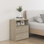 Mesitas de noche 2 unidades roble Sonoma 50x32x60 cm de vidaXL, Mesitas de noche - Ref: Foro24-803279, Precio: 99,24 €, Descu...