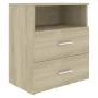 Mesitas de noche 2 unidades roble Sonoma 50x32x60 cm de vidaXL, Mesitas de noche - Ref: Foro24-803279, Precio: 98,03 €, Descu...