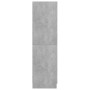 Armario de madera contrachapada gris hormigón 82,5x51,5x180 cm de vidaXL, Armarios roperos - Ref: Foro24-803438, Precio: 139,...