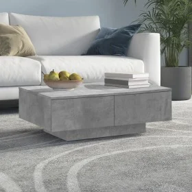Mesa de centro madera de ingeniería gris hormigón 90x60x31 cm de vidaXL, Mesas de centro - Ref: Foro24-804179, Precio: 92,64 ...