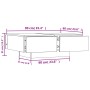 Mesa de centro madera de ingeniería gris hormigón 90x60x31 cm de vidaXL, Mesas de centro - Ref: Foro24-804179, Precio: 97,38 ...