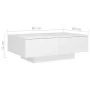 Couchtisch aus weißem Sperrholz, 90 x 60 x 31 cm von vidaXL, Couchtisch - Ref: Foro24-804175, Preis: 78,26 €, Rabatt: %