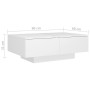Mesa de centro madera contrachapada blanco 90x60x31 cm de vidaXL, Mesas de centro - Ref: Foro24-804175, Precio: 84,43 €, Desc...