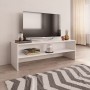 Mueble para TV madera contrachapada blanco 120x40x40 cm en Muebles TV | Comprar online en Foru.es