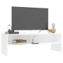 Mueble para TV madera contrachapada blanco 120x40x40 cm en Muebles TV | Comprar online en Foru.es