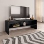 Mueble para TV madera contrachapada negro 120x40x40 cm en Muebles TV | Comprar online en Foru.es