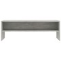 Mueble de TV madera contrachapada gris hormigón 120x40x40 cm en Muebles TV | Comprar online en Foru.es