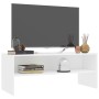 Mueble para TV madera contrachapada blanco 100x40x40 cm en Muebles TV | Comprar online en Foru.es