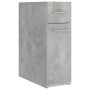 Armario de boticario contrachapada gris hormigón 20x45,5x60 cm de vidaXL, Taquillas y armarios de almacenamiento - Ref: Foro2...