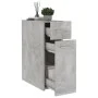 Armario de boticario contrachapada gris hormigón 20x45,5x60 cm de vidaXL, Taquillas y armarios de almacenamiento - Ref: Foro2...