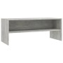 Mueble de TV madera contrachapada gris hormigón 100x40x40 cm en Muebles TV | Comprar online en Foru.es