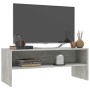 Mueble de TV madera contrachapada gris hormigón 100x40x40 cm en Muebles TV | Comprar online en Foru.es