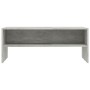 Mueble de TV madera contrachapada gris hormigón 100x40x40 cm en Muebles TV | Comprar online en Foru.es