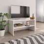 Mueble para TV madera contrachapada blanco 80x40x40 cm en Muebles TV | Comprar online en Foru.es