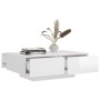 Mesa de centro madera de ingeniería blanco brillo 90x60x31 cm de vidaXL, Mesas de centro - Ref: Foro24-804181, Precio: 115,41...