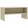 Mueble de TV madera contrachapada roble Sonoma 80x40x40cm en Muebles TV | Comprar online en Foru.es