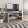 Mueble de TV madera contrachapada gris hormigón 80x40x40 cm en Muebles TV | Comprar online en Foru.es