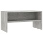 Mueble de TV madera contrachapada gris hormigón 80x40x40 cm en Muebles TV | Comprar online en Foru.es