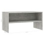 Mueble de TV madera contrachapada gris hormigón 80x40x40 cm en Muebles TV | Comprar online en Foru.es