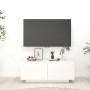 Mueble de TV madera contrachapada blanco brillo 100x35x40 cm de vidaXL, Muebles TV - Ref: Foro24-804442, Precio: 98,91 €, Des...